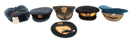 COLD WAR WORLD MILITARY VISOR CAPS & HEADGEAR