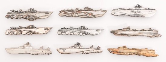 WWII - POST WAR NON-REG. US HIGGINS PT BOAT BADGES