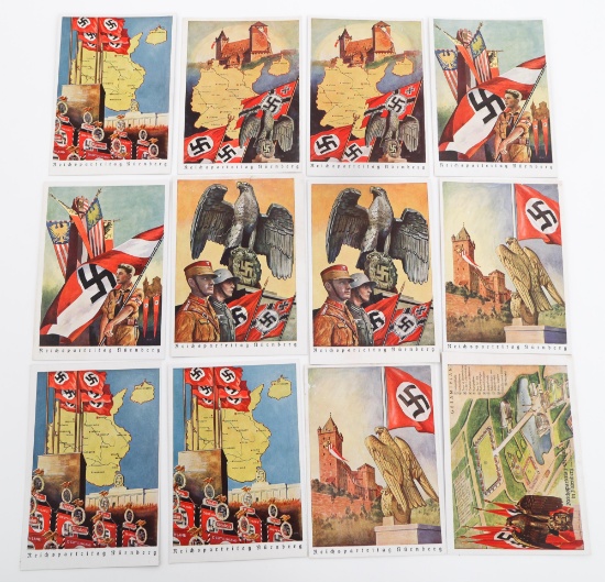 WWII GERMAN PROPAGANDA & RALLY POSTCARDS