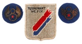 WWII USAAF 381st BOMB GROUP & 8TH AF PATCHES