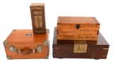 WWII JAPANESE WOODEN STORAGE BOXES