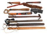 WORLD CIVILIAN BATONS, WHIP, & HIDDEN BLADE CROP