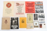 WWII GERMAN BOOKS, POSTERS, & POST CARDS