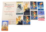 GERMAN 1936 OLYMPICS CERTIFICATE & POST CARDS