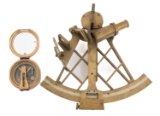 REENACTOR CIVIL WAR CSA BRASS COMPASS & SEXTANT