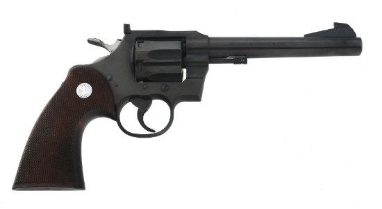 COLT OFFICERS MODEL MATCH .38 SPECIAL DA REVOLVER