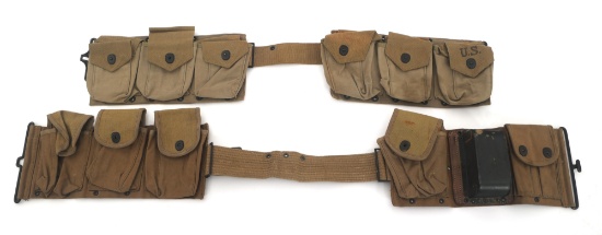 WWI US BAR 1918A2 MACHINE GUNNERS BELTS