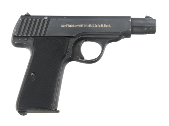 WALTHER MODEL 4 7.65mm CALIBER SEMI AUTO PISTOL