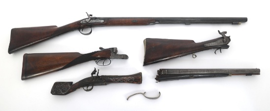 PERCUSSION RIFLE AND SHOTGUNS FOR PARTS OR REPAIR