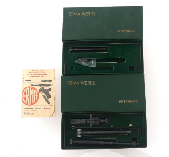 ERMA WERKE LUGER P08 22 LR CALIBER CONVERSION KITS