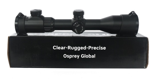 OSPREY GLOBAL 3-12X44 ILLUMINATED RIFLE SCOPE
