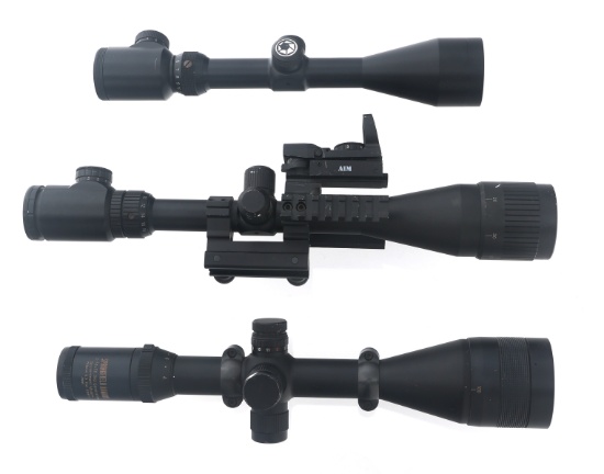 RIFLE SCOPES - SPRINGFIELD, BARSKA, & AIM