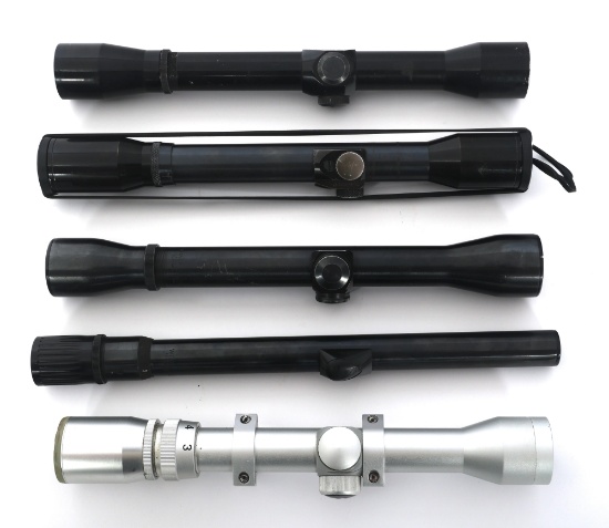 WEAVER, UNERTL, LYMSAN, AND BUSHNELL RIFLE SCOPES