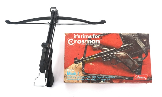 CROSMAN MARK I PELLET AND CROSSBOW PISTOLS