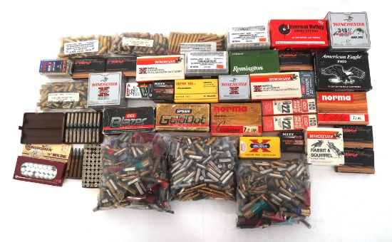 RIFLE, SHOTGUN, & HANDGUN AMMUNITION - 70 LBS TGW
