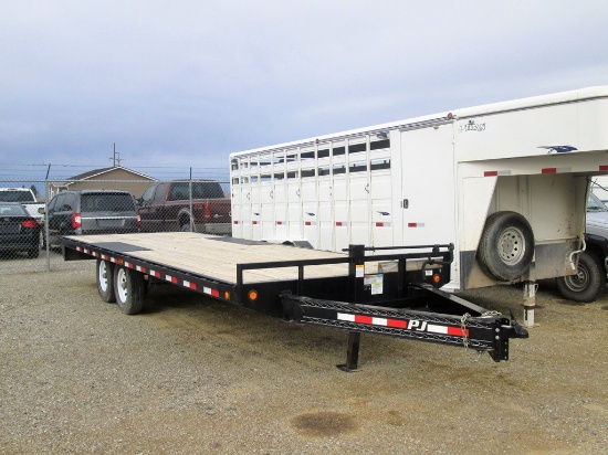 2017 PJ 22’x102” Tandem Axle Trailer