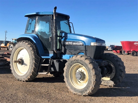 1999 New Holland 8670 MFD Tractor