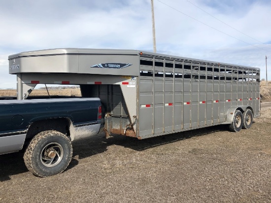 2013 Titan Gooseneck Stock Trailer