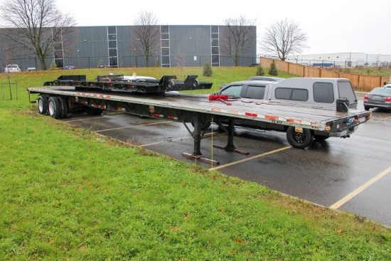 LODE KING TANDEM AXLE FLAT DECK TRAILER, 102" X 48' WOOD DECK, VIN 2LDPF532OTA025710 (1996)