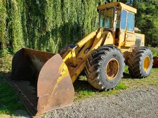 JOHN DEERE MODEL 644B FRONT END WHEEL LOADER W/ BOSCH DIESEL ENGINE (INSTALLED NEW IN 2017) & REINFO