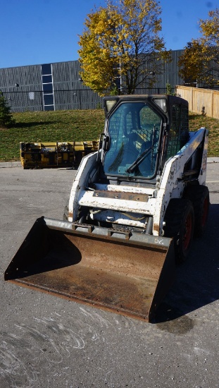 2008 BOBCAT MODEL S150 SKID STEER LOADER W/ ENCLOSED CAB, S/N A3K120499 (2,858 HOURS) C/W 62" BUCKET