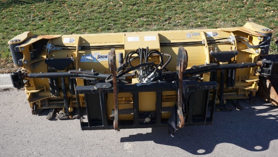 HLA SNOWWING MODEL SB4200W915 SNOW BLADE, 9' TO 15' CLEARING WIDTH, S/N 1620183
