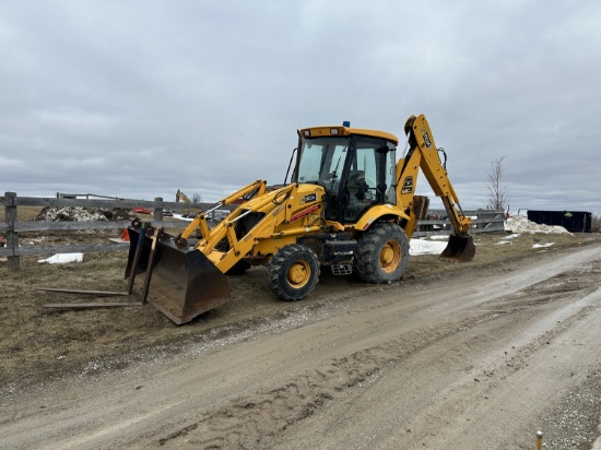 2007 JCB MODEL 214 II LOADER BACKHOE S/N SLP214TC7U0909015