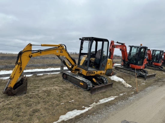 2000 JCB 803 MINI EXCAVATOR, S/N SLP080S0YE0827164 (6,661 HRS)