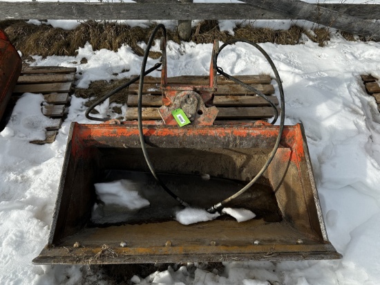 2017 KUBOTA BUCKET MODEL K9987OCT, 48 TD, 12.7 CF CAPACITY, SN 104478 (EO5)