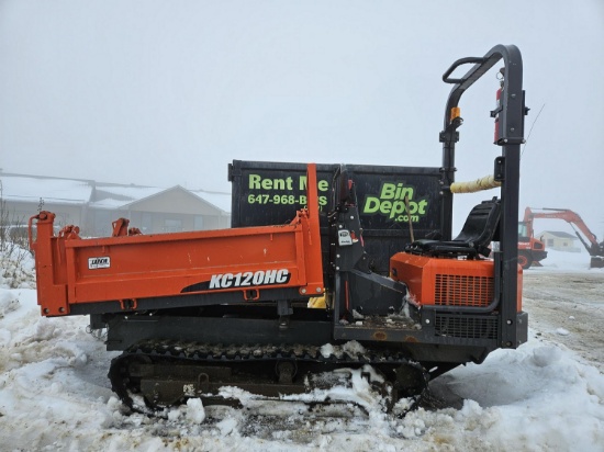 2020 KUBOTA KC120HC-4C TRACK DUMPER, S/N 10479