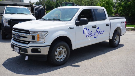 2019 FORD F-150 4WD SUPERCREW 4X4 PICKUP TRUCK W/ V6 3.3L GAS ENGINE, VIN 1FTEW1EBXKKE53683 (160,000