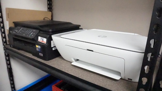 LOT - BROTHER MFC J470DW & HP DESK JET 2755E DESKTOP PRINTERS