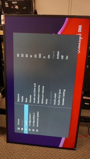 PHILIPS 50BDL4550D 50" 4K UHD DIGITAL DISPLAY W/ ANDROID FUNCTION (NO REMOTE)