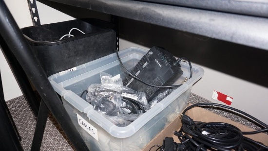 LOT - ASSTD CABLES, ADAPTERS, ETC