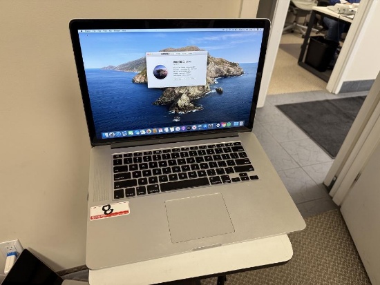 APPLE MACBOOK PRO 11,5 LAPTOP W/ INTEL QUAD CORE I7 2.5GHZ CPU, 16GB RAM, 500GB SSD