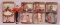 FIVE MINIATUE FLEXIBLE PORTRAIT DOLLS BY FLAGG & CO. $80/120
