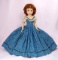 MADAME ALEXANDER GLAMOUR GIRL IN BLUE DANUBE DRESS. $300/500