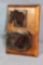 C. M. Russell bronze sculptures, Bull and Horse wall mount, 24/30, 3