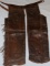 J. S. Collins shotgun chaps w/fringe and pockets
