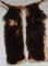 Black wooly chaps, rough