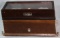 Henry Troemner gold or apothecary scale in wooden case