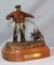 Heikka bronze sculpture, Andy Told It, (Fisherman w/His Catch). 7/36, 7