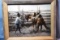 4 L. A. Huffman prints, 1st Pull of The Latigo, Buffalo Grazing, Killing Co