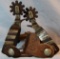 Crockett silver mtd spurs
