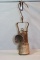 Large carbide mining lamp and wick-style miner's lamp
