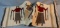 Indian woven saddle blanket and small woven table runner