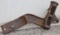 Buggy whip holder, mercantile garden rake holder and whip holder