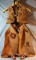 Kid's cowboy set, spurs, chaps, vest, 2 gun holster w/guns