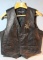 Sheriff's vest w/badge and and gambler's vest