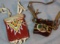 Beaded small medicine bag and strike a lite bag